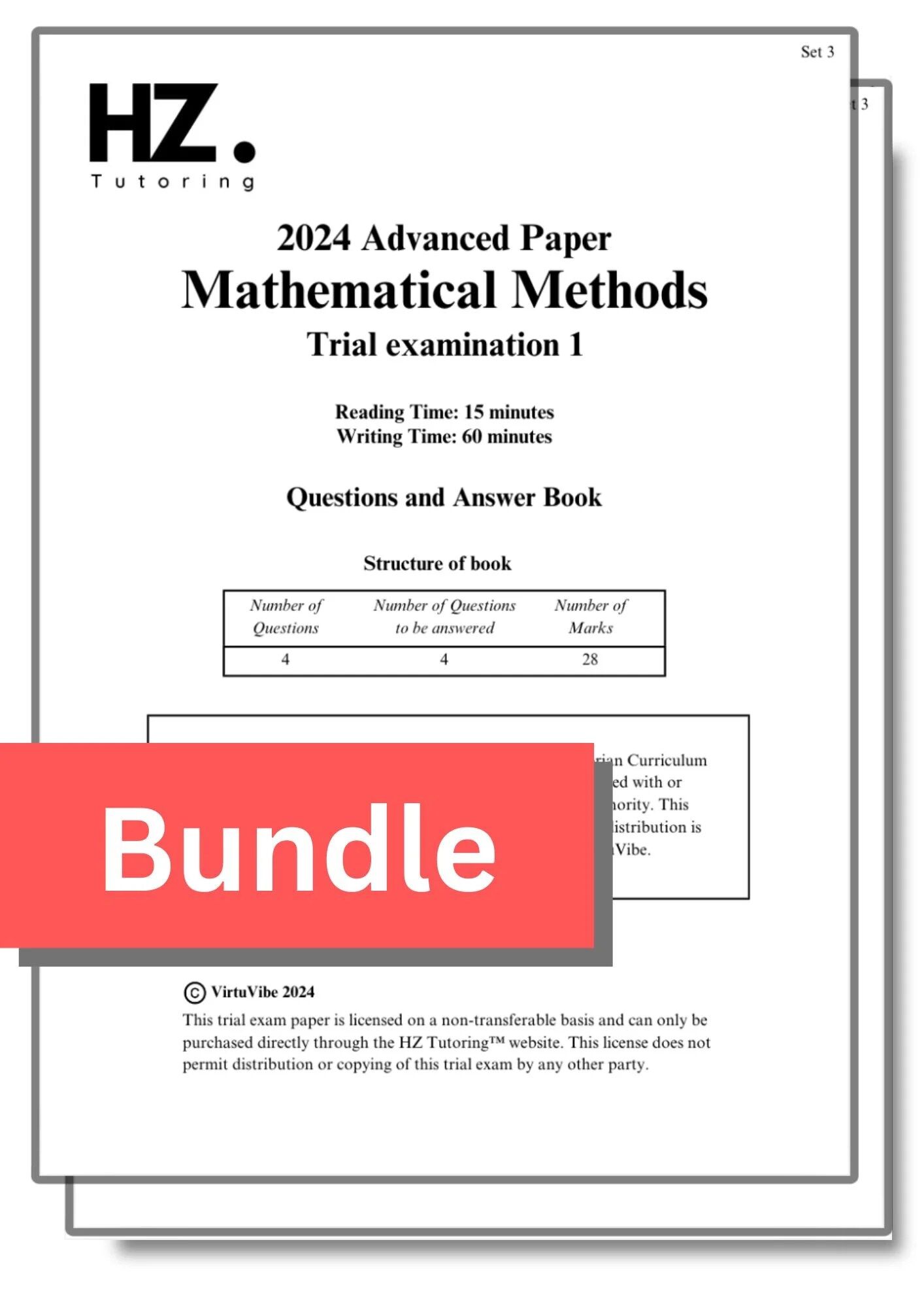 VCE exam bundle with a collection of study materials